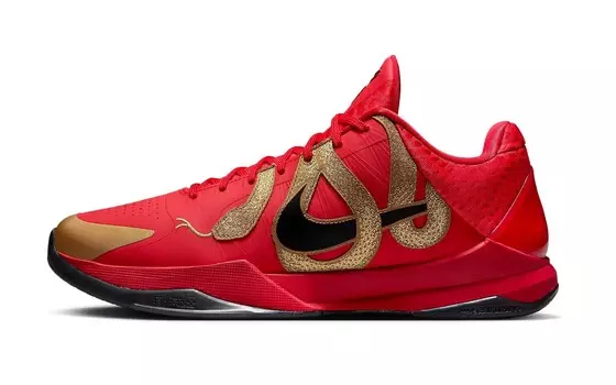 Баскетбольные кроссовки детские Nike Kobe V Protro "Year of the Mamba", красные
