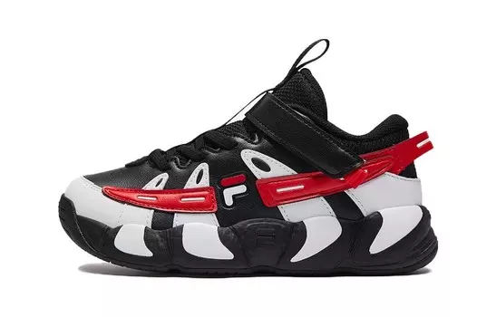 Баскетбольные кроссовки для детей дошкольного возраста Fila Kids, черный/белый/красный