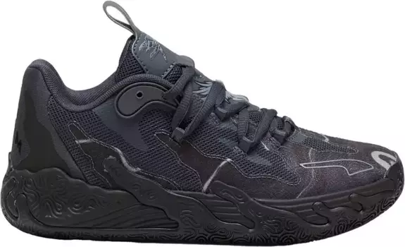 Баскетбольные кроссовки для детей PUMA x LAMELO BALL для начальной школы MB.03 LO, черный/серый