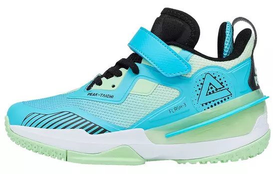 Баскетбольные кроссовки для детей, средние, элегантные, синие Peak