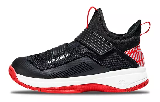 Баскетбольные кроссовки для детей, средние, черные/красные Quasi-Kids, черный/красный