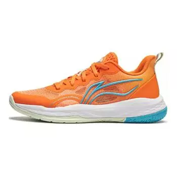 Баскетбольные кроссовки Dragon Fist V2 Kids GS Low-top Orange/Blue Lining Young, светло-голубой/желтый