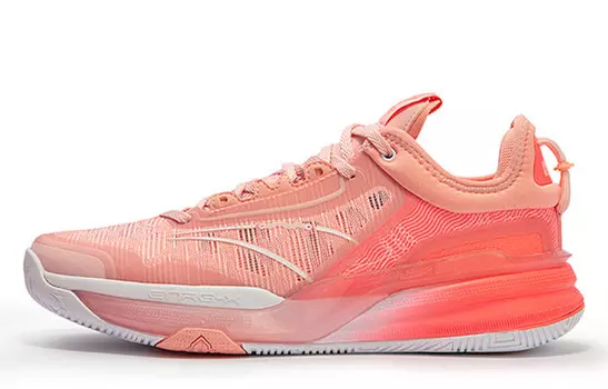 Баскетбольные кроссовки DVD1 мужские с низким верхом цвета персикового порошка/флуоресцентного цвета цвета бегонии 361°