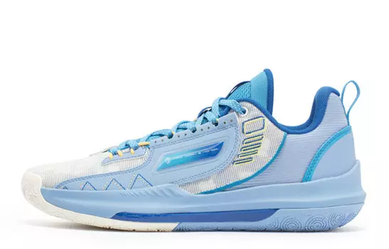 Баскетбольные кроссовки DVD Team Basketball Shoes Men Low-Top Sky Blue/University Blue 361°