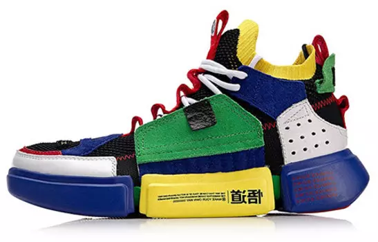 Баскетбольные кроссовки Essence 2 ACE Vintage Men Mid-top Blue/Green/Yellow/Red Lining