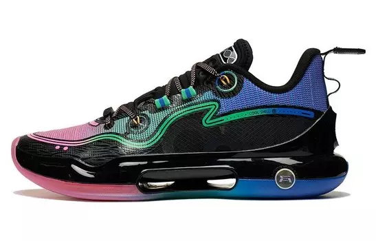 Баскетбольные кроссовки Evolution LOW мужские с низким верхом черные розовые синие Lining