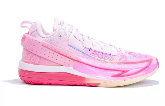 Баскетбольные кроссовки Fengmang 1 Basketball Shoes Men Low-Top Blue/Pink Anta