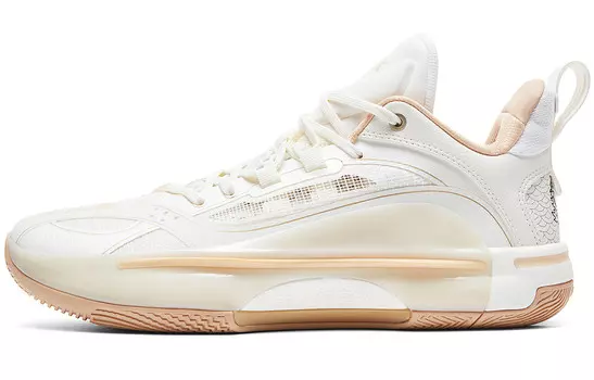 Баскетбольные кроссовки Flash 5 Generations Men Low-top бежевые Peak