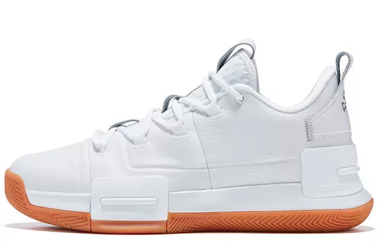 Баскетбольные кроссовки Flash мужские с низким верхом белого цвета Peak
