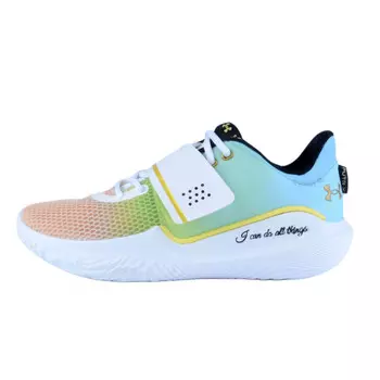 Баскетбольные кроссовки Flow FUTR X 1 Basketball Shoes Unisex Low-Top Orange/Green Under Armour