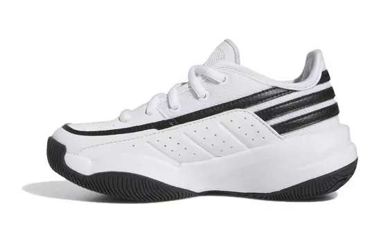 Баскетбольные кроссовки Front Court Kids для детей Adidas, белый/черный