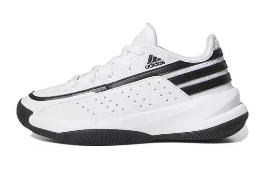 Баскетбольные кроссовки Front Court Kids GS Low-top белые/черные Adidas, белый/черный