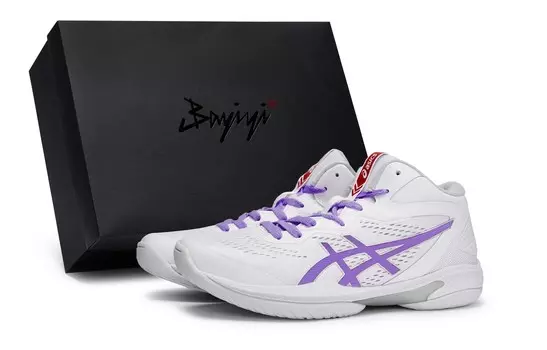 Баскетбольные кроссовки Gel-Hoop V15 Basketball Shoes Unisex Low-Top Purple Asics