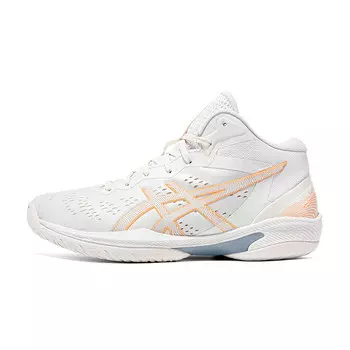 Баскетбольные кроссовки Gel-Hoop V15 унисекс с высоким верхом оранжевого цвета Asics