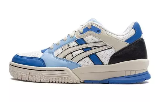 Баскетбольные кроссовки Gel-Spotlyte Kids GS Low-top белые/синие Asics, белый/синий