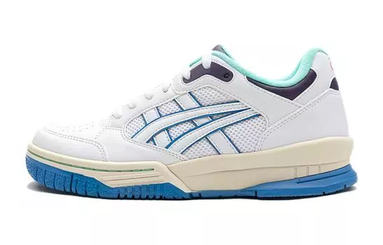 Баскетбольные кроссовки Gel-Spotlyte Kids GS Low-top белые/синие Asics, белый/синий