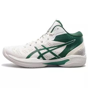 Баскетбольные кроссовки GELHOOP V16 Basketball Shoes Men Mid-Top White/Green Asics