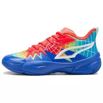 Баскетбольные кроссовки Genetics Basketball Shoes Unisex Low-Top Blue Puma