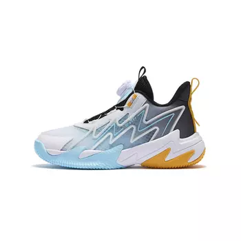 Баскетбольные кроссовки Hummer 2.0 Kids GS Low-top Light Ice Blue/361 Degree White/антрацит 361°Kids, голубой