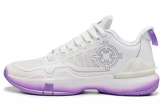 Баскетбольные кроссовки Hydrogen 2 мужские с низким верхом кораллово-белые/глициния Rigorer