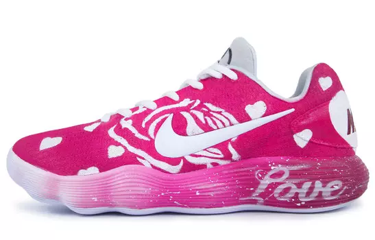 Баскетбольные кроссовки Hyperdunk 2017 мужские с низким верхом белого цвета Nike