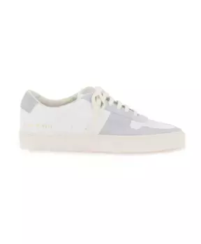 Баскетбольные кроссовки из кожи наппа с замшей Common Projects, белый