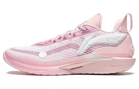 Баскетбольные кроссовки JB2 мужские с низким верхом белые/розовые Lining