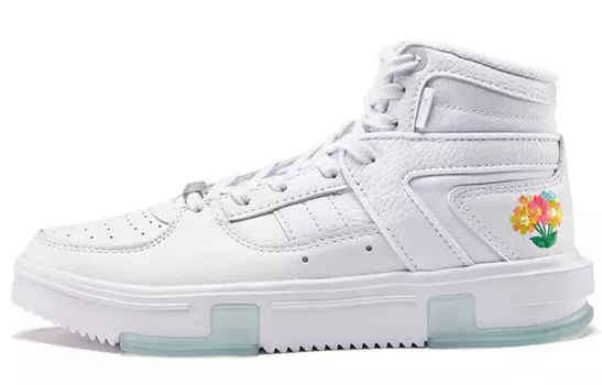 Баскетбольные кроссовки Jeremy Lin женские с высоким верхом белого цвета Xtep