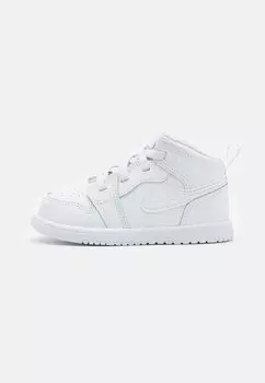 Баскетбольные кроссовки JORDAN 1 MID UNISEX, цвет white
