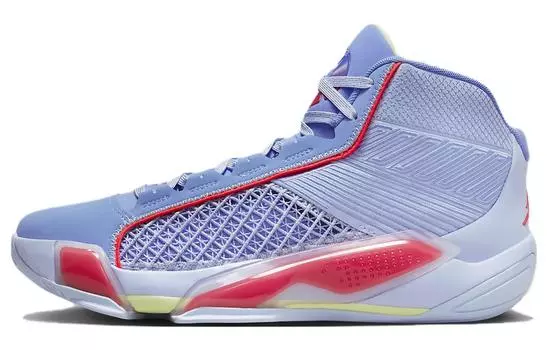Баскетбольные кроссовки Jordan Air Jordan 38 мужские, Светло-синий морской/импульсно-синий сапфир/молниево-малиновый/космический синий