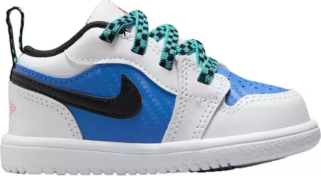 Баскетбольные кроссовки Jordan Toddler Air Jordan 1 Low Alt SE, черный/синий/зеленый