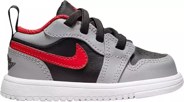Баскетбольные кроссовки Jordan Toddler Air Jordan 1 Low Alt, черный/красный/серый