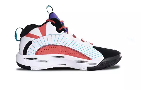 Баскетбольные кроссовки Jumpman 2021 для мужчин, средний верх, фиолетовые Jordan