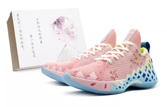 Баскетбольные кроссовки Jumpman Diamond мужские с низким верхом розового/синего цвета Jordan