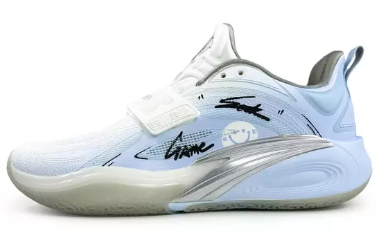 Баскетбольные кроссовки KAI 1 Basketball Shoes Unisex Low-Top White/Silver Anta