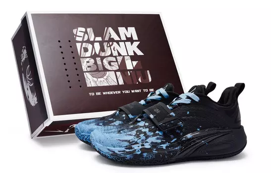 Баскетбольные кроссовки KAI 1 мужские низкие синие Anta