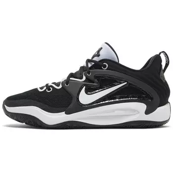 Баскетбольные кроссовки KD 15 мужские с низким верхом, черные/белые/белые Nike