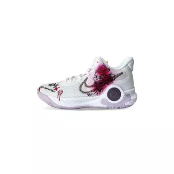 Баскетбольные кроссовки KD Trey 5 IX Basketball Shoes Unisex Mid-Top Rose Red/white Nike