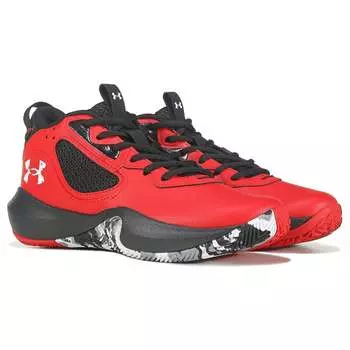 Баскетбольные кроссовки Kids' Lockdown 6 Big Kid Under Armour, красный