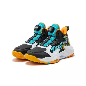 Баскетбольные кроссовки Kids" Начальная школа Xtep, черный/синий