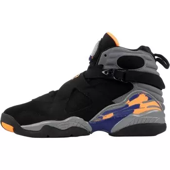 Баскетбольные кроссовки Kids" Начальная школа Jordan, цвет Black/Bright Mandarin Orange-Cool Gray-Dark Royal Blue