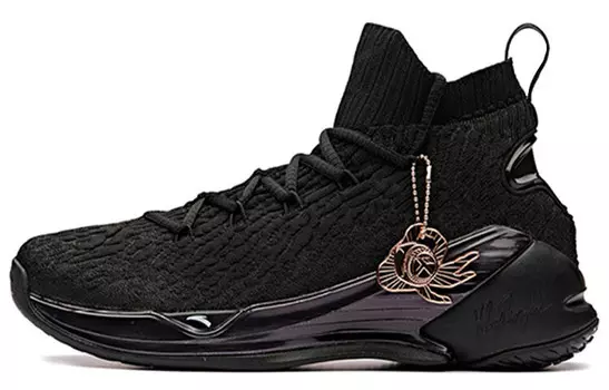 Баскетбольные кроссовки KT4 Pro мужские высокие черные Anta