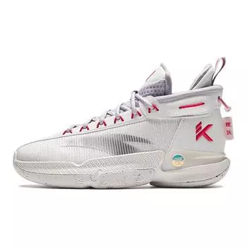 Баскетбольные кроссовки KT9 Kids GS High-top Papyrus/светло-фиолетовый серый Anta Kids