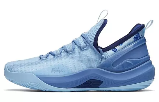 Баскетбольные кроссовки KT мужские низкие синие Anta