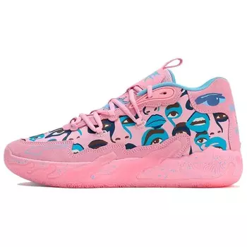 Баскетбольные кроссовки LaMelo Ball MB.03 KidSuper Puma, розовый/голубой