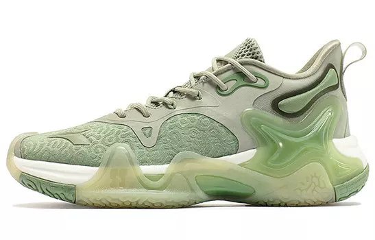 Баскетбольные кроссовки LAVA 2.0 Basketball Shoes Men Low-Top Fresh Green 361°