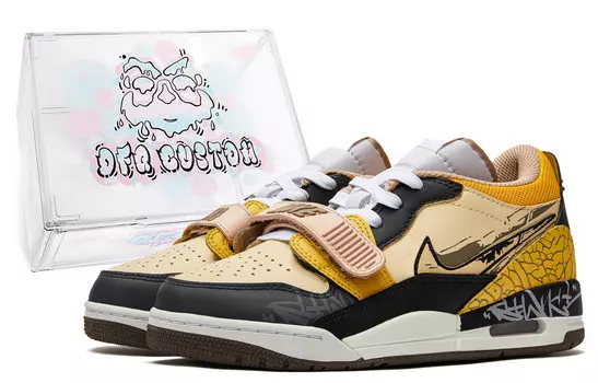 Баскетбольные кроссовки Legacy 312 Basketball Shoes Unisex Low-top Yellow/black Jordan
