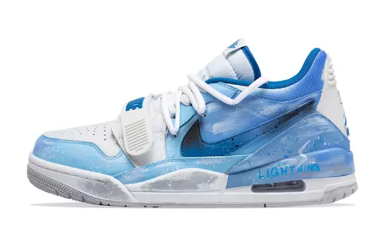 Баскетбольные кроссовки Legacy 312 Basketball Shoes Men Low-Top Blue/White Jordan