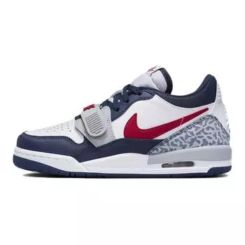 Баскетбольные кроссовки Legacy 312 для детей GS Low-top белые/синие Jordan, белый/синий