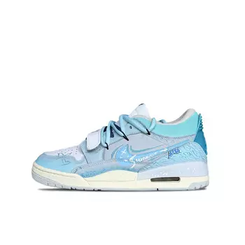 Баскетбольные кроссовки Legacy 312 Vintage Men Low-Top Off-White/Blue/Light Grey Jordan